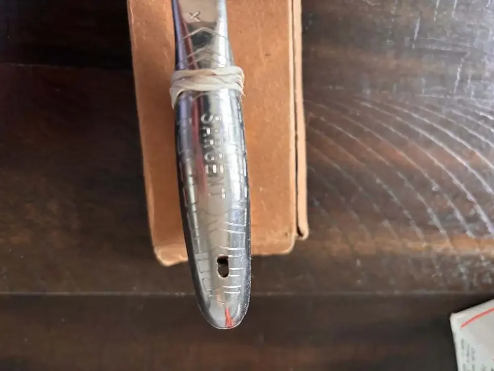 Vintage Sargent & Co. Type 1 Heavy Duty Paper Punch Style A with Original Box